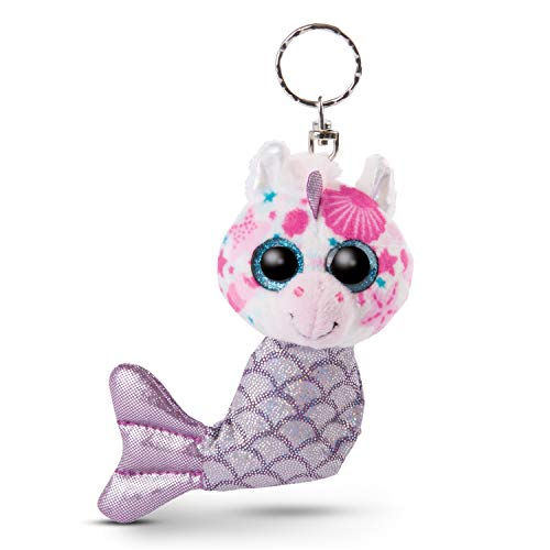 NICI Glubschis: Das Original – Glubschis Schlüsselanhänger Einhorn Pearlie 12 cm – Kuscheltieranhänger mit Schlüsselring für Schlüsselband, Schlüsselbund & Schlüsselhalter – 46822, 11cm