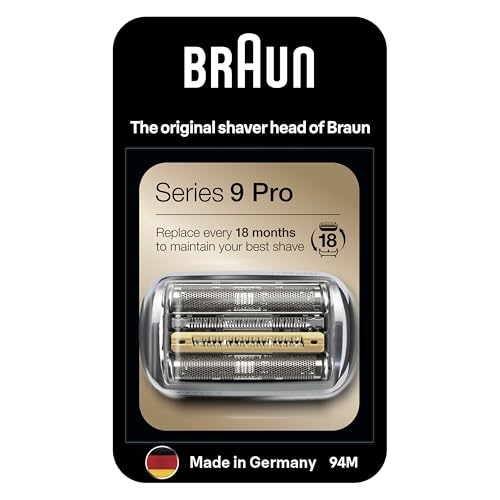 Braun Series 3 Elektrorasierer Scherkopf, ORIGINAL Ersatzscherteil vom Hersteller passend für Braun Herren Rasierer Series 3, 21B, schwarz, 1er Pack im Sale