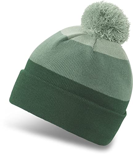 Dakine Mens Jackson Beanie Cap, Dark IVY/Basil/Trek Green, One Size im Sale