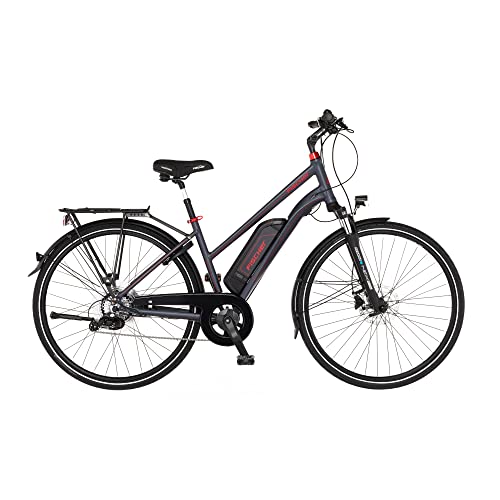 FISCHER E-Bike Trekking VIATOR 1.0, Elektrofahrrad für Damen und Herren, RH cm, Heckmotor 45 Nm, 48 V Akku im Sale