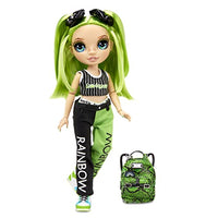 Thumbnail for Rainbow High Jr. High - Jade Hunter - 23 cm Grüne Modepuppe mit Outfit & Accessoires - Stoffrucksack - Zum Sammeln - Geschenk für Kinder ab 6 Jahren