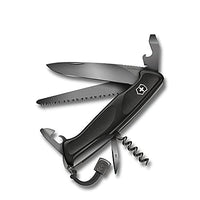 Thumbnail for Victorinox Schweizer Taschenmesser Ranger 55 Onyx Black, Swiss Army Knife, Multitool, 13 Funktionen, Feststellklinge, Schwarz im Sale