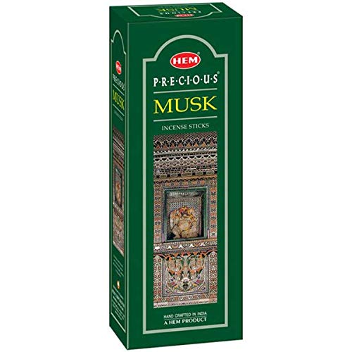 Hem Precious Musk Fragrance Incense Sticks, 120 Count by Hem