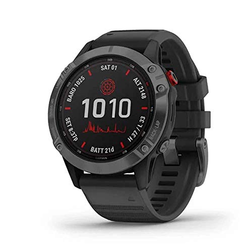 Garmin Smartwatch Fenix 6 Pro Solar schwarz (200) 000, 010-02410-15