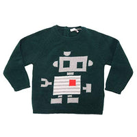 Thumbnail for Il Gufo 6580AC maglione bimbo boy dark green wool sweater kid [2 YEARS] im Sale