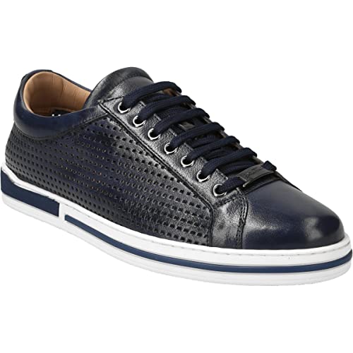 Galizio Torresi Sneaker 417530A V19855, gelocht/geflochten, Blau, Herren EU 40 im Sale