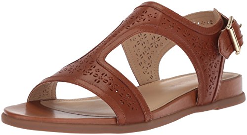 Hush Puppies Women's Dalmatian Tstrap Wedge Sandal,