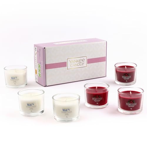 Yankee Candle Candle, Soja-Mischwachs Wachs, 6 gefüllte Votivkerzen, Gift Set, 6 im Sale