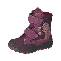 Thumbnail for RICOSTA Mädchen Boots ANNIKA, Weite: Mittel (WMS),Sympatex,Blinklicht,outdoor-Kinderschuhe,gefüttert,Kids,merlot (382),28 EU / 10 Child UK