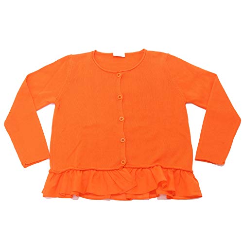 Il Gufo 1681AD Cardigan Bimba Girl Cotton orange Sweater Kids [4 Years] im Sale