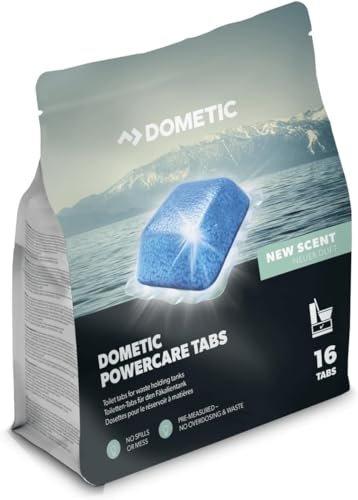 Dometic, Power Care WC-Tabs in Farbe Blau, 16 pro Dose