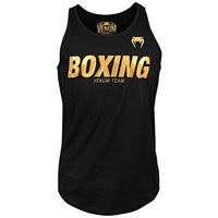 Thumbnail for Venum Herren Boxing VT Tank Tops, Schwarz/Gold, XL