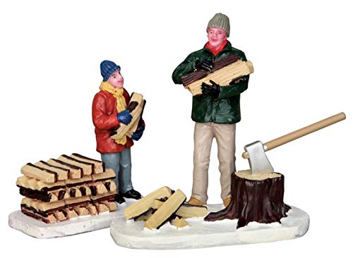 Lemax - Stacking Firewood, Set Of 2