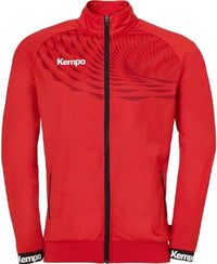 Thumbnail for Kempa Herren Wave 26 Poly Boys' Sports Football Training Sweatshirt Sweatjacke, Rot (Red/Chilli Red), L