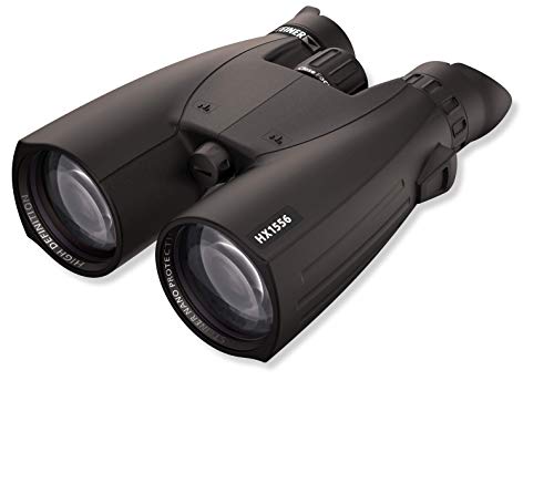 Steiner HX Series 15x56 Fernglas – vielseitige, klare, hochpräzise Abenteueroptik für schwaches Licht und Tageslicht, Schwarz