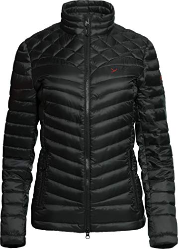 Yeti Alusia Damen Microchamber Daunen Jacke mit Stehkragen, Farbe:Black, im Sale