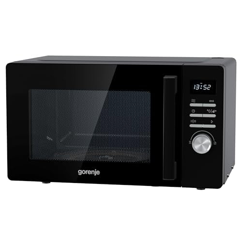 Gorenje Mikrowelle, 23 L, 800 W Mikrowellenleistung, SmartDisplay, AquaClean, SoftMelt, Kindersicherung, 27 cm Glasdrehteller - MO23A3BH im Sale