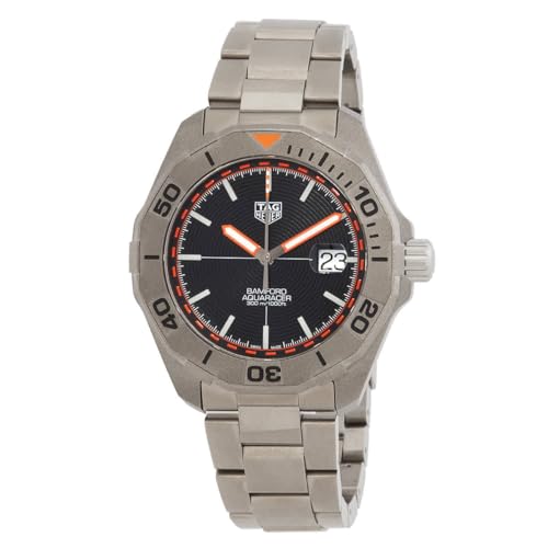 TAG Heuer Aquaracer Herren-Armbanduhr WAY208F.BF0638, schwarz, 43 mm, modern, Schwarz , 43 mm, Modern im Sale