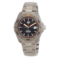 Thumbnail for TAG Heuer Aquaracer Herren-Armbanduhr WAY208F.BF0638, schwarz, 43 mm, modern, Schwarz , 43 mm, Modern im Sale