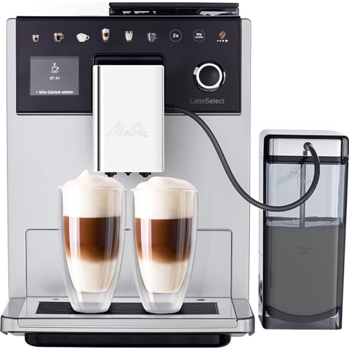 Melitta Latte Select Kaffeevollautomat, silber