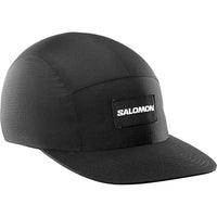 Thumbnail for Salomon Bonatti Waterproof Five Panel unisex Kappe Trail Running Wandern MTB Lauf, Wasserdichter Trail Running Wandern MTB Laufz, Leichtgewichtiger Komfort, Frischer Style, Schwarz, Einheitsgröße im Sale