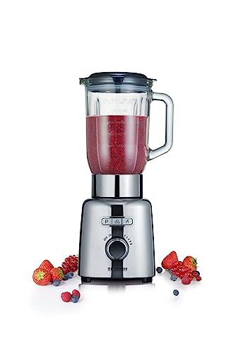 SEVERIN Standmixer Blender, 1.5L Glas-Mixbehälter, Ice Crusher, Eiweiß Shaker, Smoothie Maker, 6-flügeliges Edelstahlmesser, SM 3710 im Sale