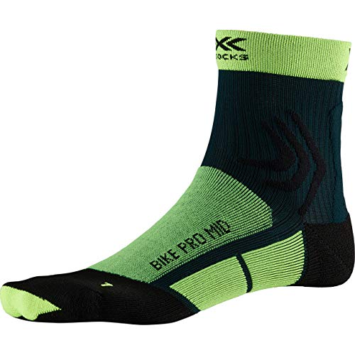 X-Socks Unisex Bike Pro Mid Socke, Y005 Phyton Yellow, 38 EU im Sale