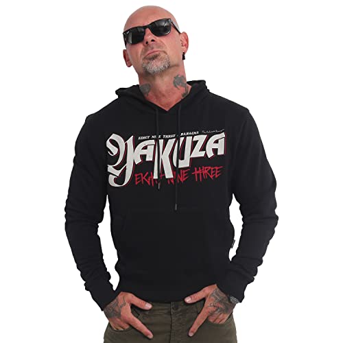 Yakuza Herren Still F Up Kapuzenpullover, Schwarz, im Sale