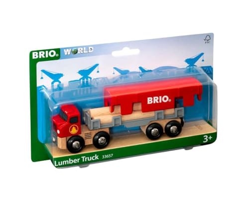 BRIO 33657 - Holztransporter mit Magnetladung im Sale