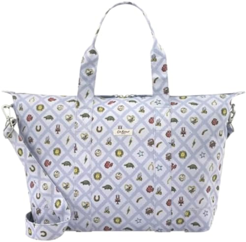 Cath Kidston Charms Foldaway Overnight Blaue Tasche im Sale