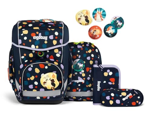 ergobag cubo Set ergonomischer Schulrucksack Klassisch 6-teilig 1. Klasse Grundschule