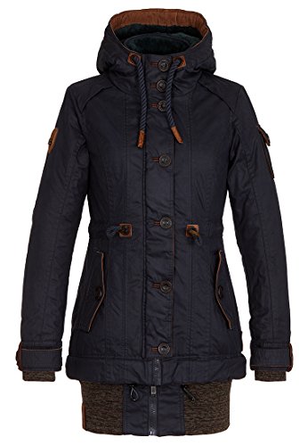 Naketano Damen Mantel Langes Fädchen Faules Mädchen III Coat im Sale