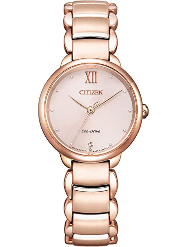 CITIZEN Damen Analog Quarz Uhr mit Edelstahl Armband EM0922-81 im Sale