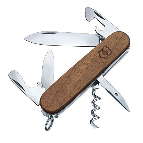 Victorinox Schweizer Taschenmesser, Spartan Wood, Multitool, Swiss Army Knife mit 10 Funktionen, Klinge, Dosenöffner im Sale