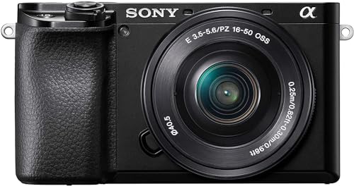 Sony Alpha 6100 | APS-C Spiegellose Kamera mit Sony 16-50mm f/3.5-5.6 Power-Zoom-Objektiv ( Schneller 0,02s AF,AF mit Augenerkennung für Mensch und Tier, 4K-Filmaufnahmen und neigbares Display) im Sale