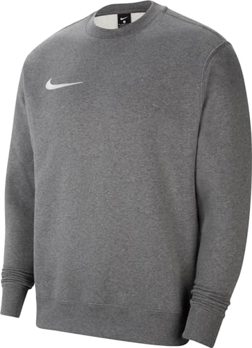 Nike Herren Nk Flc Park20 Crew Sweatshirt, Charcoal Heathr/White, EU im Sale