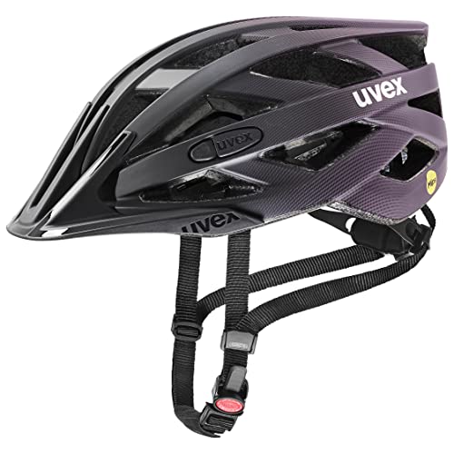 uvex i-vo cc MIPS - leichter Allround-Helm für Damen und Herren - MIPS-Sysytem - individuelle Größenanpassung - black-plum - 52-57 cm im Sale