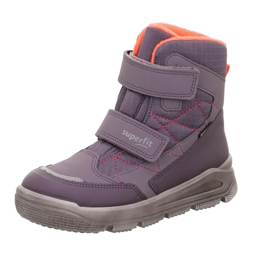 Superfit Mädchen MARS warm gefütterte Gore-Tex Stiefel, LILA/ORANGE 8520 im Sale