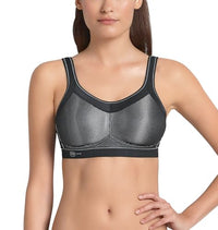 Thumbnail for Anita Active Damen Bügelloser BH 5529, Schwarz (Schwarz 001) , 75B im Sale