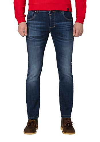 Timezone Herren Slim Scotttz Skinny Jeans, Blau (sea Blue Aged wash 3924), 33W / 32 im Sale