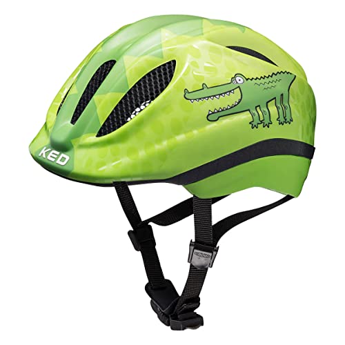 KED Kinder Meggy Trend Fahrradhelm, Green Croco, XS (44-49cm) im Sale