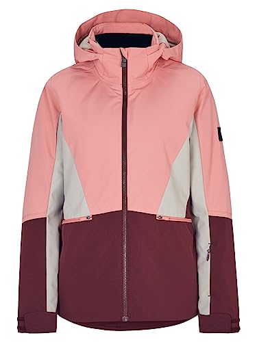 Ziener Damen TAIMI Ski-Jacke/Winter-Jacke | warm, atmungsaktiv, wasserdicht, pink vanilla stru, 36 im Sale