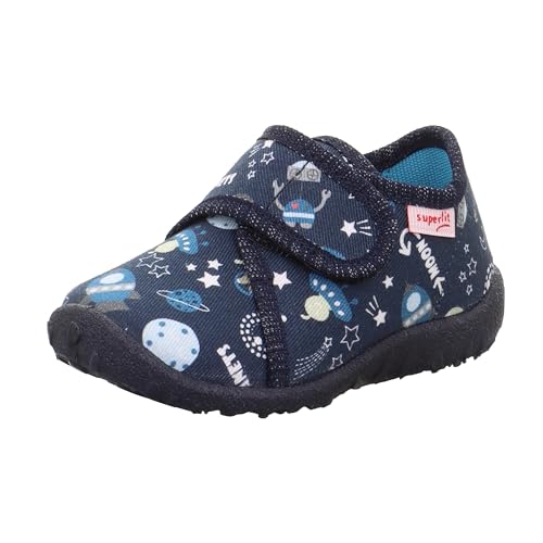 Superfit Jungen Spotty Hausschuhe, Dunkelblau Mehrfarbig 8120, 18 im Sale