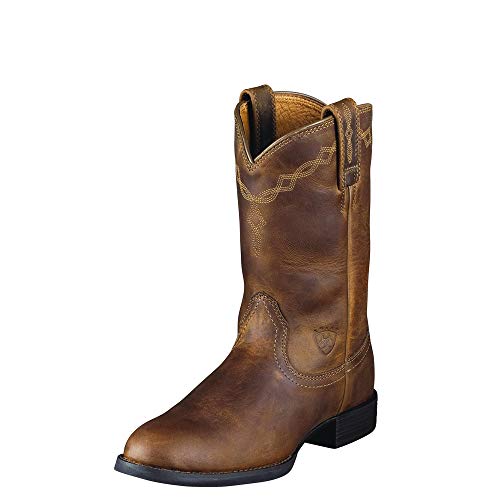 ARIAT Heritage Roper Western Boot Cowgirl-Stiefel für Damen aus Leder, Distressed Brown, 38.5 EU im Sale