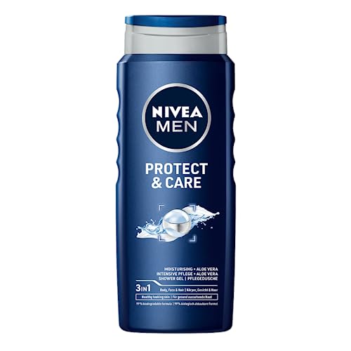 NIVEA Protect&Care Pflegendes Duschgel für Herren mit Aloe Vera 500ml