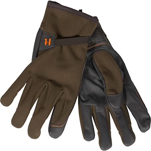 Härkila | Wildboar Pro Handschuhe | Professionelle Jagd Kleidung & Jagd Zubehör für Herren & Damen | Skandinavische Qualität Made to Last | Willow green/Shadow brown, im Sale