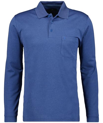 RAGMAN Herren Poloshirt Langarm , Moosgrün-318 im Sale