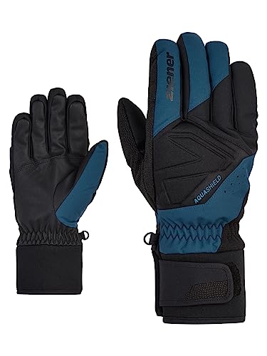 Ziener Herren GATIS Ski-Handschuhe/Wintersport | wasserdicht, atmungsaktiv, hale Navy, 7,5 im Sale