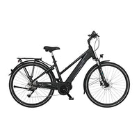 Thumbnail for Fischer E-Bike Trekking, VIATOR 4.1i Elektrofahrrad für Damen, RH 44 cm, Mittelmotor 80 Nm, 36 V Akku im Rahmen, schwarz matt, 28 Zoll