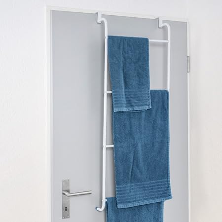 Mediashop Towel Holder - Tür Handtuchhalter - Handtuchtrockner ohne Bohren - praktischer Handtuchhalter - Handtuchtrockner zum Aufhängen - Badezimmer Deko - Türhaken - Handtuchhaken